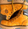 骆驼（CAMEL）马丁靴男王俊凯同款工装大黄靴女冬季穿搭会员金甲户外徒步登山鞋 G122W7757TR金黄色-男【加绒】 40 实拍图
