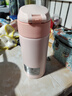 虎牌（TIGER）时尚清新保温杯（直饮盖+吸管盖） MMT-B35C-DF 裸橘色 350ml 实拍图