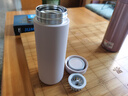 米家 保温杯 316不锈钢水杯 男女士杯子 大容量茶杯便携 350ml粉色 实拍图