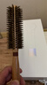 Creative art卷发梳子女男内扣梳猪鬃毛直发卷发梳木梳造型梳滚梳理发梳直纹款 实拍图