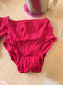 宜而爽【3条装】红色男士内裤100%纯棉罗纹三角裤男中高腰大码短裤衩 实拍图