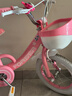 永久儿童自行车3-8岁小孩脚踏单车宝宝中大童女孩公主款童车 【升级-白胎】小猫粉+护具礼包 14寸 实拍图