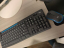 罗技（Logitech）MK275 键鼠套装 无线键鼠套装 办公键鼠套装 全尺寸 商务键鼠套装 带无线2.4G接收器 黑蓝色 实拍图