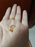 YINXIANGRONG黄金耳钉女足金999圆球光面耳饰豆豆送女友闺蜜七夕情人节礼物 3mm圆珠光面约0.155g/单只支持多退少补 实拍图