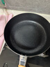炊大皇炒锅不粘锅易洁少油烟平底多用炒菜锅煎锅32cm磁炉通用JK02CG  实拍图