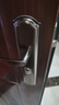 佳士盾防盗门把手防盗门通用型黑金刚加厚面板实心拉手进入户大门把手 单活 外面固定 里面下压（左右可调节）7公分螺丝 实拍图