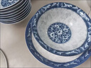 HKML碗盘碟套装家用景德镇碗筷陶瓷器吃饭碗菜盘面汤碗鱼盘勺组合餐具 蓝青花2碗2勺 实拍图