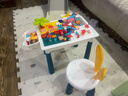 幻模嘉儿童多功能游戏积木桌椅大颗粒1-3-6岁玩具男女孩宝宝圣诞节礼物 实拍图