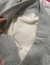 JEANSWEST LIFE真维斯加绒卫衣男秋冬季加厚保暖外套三角设计重磅灰色圆领上衣男 实拍图