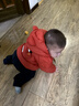 巴拉巴拉童装儿童羽绒服宝宝冬季婴儿轻薄外套男童女童上衣反季萌 红色小熊 90 （充绒量37g） 实拍图