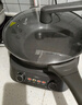美的（Midea）钛陶电炒锅 电蒸锅宿舍煮锅炒菜专用分体式家用多功能一体电火锅煎锅5.5L多用途锅HCG3218S配蒸笼 实拍图