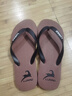 路拉迪 男士防滑休闲人字拖夏季夹脚耐磨潮流简约黑色沙滩凉拖鞋 棕色 39-40 实拍图