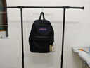 JANSPORT杰斯伯书包轻便双肩包男女旅行包简约背包电脑包学生校园 4QUE008爵士黑-侧袋+隔层 实拍图