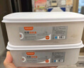 佳帮手冰箱保鲜盒食品级抗菌收纳盒专用密封水果蔬菜冷冻盒1000ml3只装 实拍图