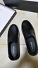 卡帝乐鳄鱼（CARTELO）皮鞋男士头层牛皮软底舒适一脚蹬商务休闲爸爸男鞋 6931 黑色 42  实拍图