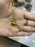 周大生黄金项链古法马上有钱项链好运本命年送女友妈妈纪念日跨年礼 约6.1g 实拍图