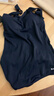 迪卡侬（DECATHLON）泳衣女连体三角抗氯游泳服显瘦大码泳装泡温泉深蓝4230019 实拍图