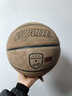 麦蒂韦德/wade 篮球真皮7号室内 室外水泥地耐磨翻毛软皮成人比赛蓝球 基础大礼包+真牛皮毛灰7号标准 7号 实拍图