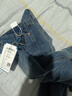 真维斯（Jeanswest）复古蓝阔腿牛仔裤女款春夏新款高腰垂感直筒宽松小个子拖地裤子女 复古蓝九分 S 实拍图