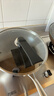 炊大皇 炒锅 304不锈钢炒菜锅煎锅 平底不粘炒锅32cm 可立可视盖不挑灶 实拍图