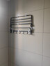 田园沐歌卫生间置物架太空铝免打孔浴巾架厕所浴室毛巾架厨卫挂件枪灰 【精装修】六件套 实拍图
