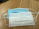 振德一次性医用外科口罩白色成人儿童冬季保暖防粉尘雾霾过敏 300只 实拍图