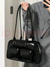 梵昇昱单肩包女包轻奢复古学院风大容量方包大学生百搭腋下包单肩手提包 单肩手提腋下波士顿包【黑色】 实拍图