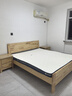 公熊（GXIONG） 公熊家具 床 实木床双人床单人床实木大床床 卧室家具 原木色床+床头柜*2 1800*2000框架床 实拍图