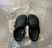 CROCS卡骆驰洞洞鞋贝雅男鞋女鞋轻便耐磨一脚蹬拖鞋休闲鞋|10126 黑色-001 44 (280mm) 实拍图