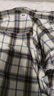 优衣库男女装法兰绒格子衬衫长袖衬衣薄外套481225 480770 481225/30浅米色 L 实拍图