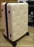 不莱玫行李箱女登机箱拉杆箱男旅行箱大容量学生密码皮箱子20英寸 白色 实拍图