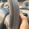 准航汽车毛绒方向盘套冬季保护套加热翻毛皮四季通用保暖方向盘套把套 实拍图