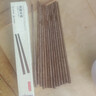 京东京造 筷子 家用食品接触级餐具实木防滑鸡翅木原木【无漆无蜡】10双装 实拍图
