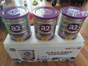 a2奶粉紫白金幼儿A2蛋白配方奶粉3段(1岁+)900g*3罐 送礼礼盒 实拍图