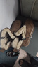 达芙妮雪地靴女加绒加厚东北大棉鞋厚底短靴子女 4023608073 咖色 37  实拍图