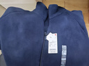 优衣库男装女装摇粒绒拉链茄克/长袖外套廓系夹克479792 69 藏青色 XL /180/108B 实拍图