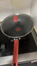 苏泊尔（SUPOR）炒锅麦饭石色不粘锅平底煎锅家用炒菜锅具不沾锅电磁炉燃气灶通用 适用2-3人【新升级火红点】直径 30cm 实拍图