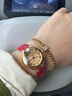 西普尼金表（HIPINE）金表女纯金999足金黄金手表复古腕表时尚骐骥红石英女表生日礼物 【光壳金面金扣】金重5g+ 实拍图
