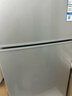 荣事达（Royalstar）小冰箱 租房用小型家用双门电冰箱宿舍冷藏冷冻两用节能 53A136【一级能效】【三天约一度电】银 实拍图