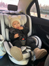 法雷曼儿童安全座椅汽车用0-12岁360度旋转婴儿宝宝车载坐躺i-Size认证 魔力灰pro【钢骨架+支撑腿】 实拍图