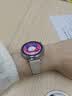 watchbond适用华为手表gt6表带女款41mm小蛮腰荔枝纹真皮表带watch gt5/gt5pro/gt4/watch5女士18mm腕带配件 荔枝纹小蛮腰圆尾-月字扣-熏衣紫 【41/42表盘】 实拍图