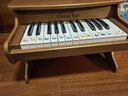 NEW CLASSIC TOYS儿童钢琴玩具木质电子琴男女孩音乐早教一岁婴儿宝宝生日周岁礼物 25键胡桃木色【木质电子钢琴】 荷兰品牌 小钢琴益智玩具1-3-6岁 春节新年礼物 实拍图