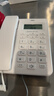 得力（deli）电话机座机 固定电话 办公家用 来去电查询 可接分机 13606白 实拍图