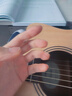 雅马哈（YAMAHA）FS400CNS 原声款云杉木初学者入门民谣缺角吉他 40英寸原木色哑光 实拍图