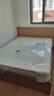 全友家居 北欧原木风板式床次卧室家用1.5米×2米现代简约双人床家具 实拍图