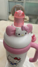 三丽鸥（SANRIO）凯蒂猫HelloKitty啵啵冰霸保温杯316不锈钢带吸管女新年礼物960ml 实拍图