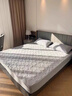 无印良品A类面料纯棉床褥褥子可水洗学生宿舍床垫遮盖物床褥1.5x2米 白色 实拍图