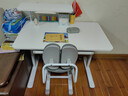 尊眠（ZUNMIAN）儿童学习桌书桌椅套装写字桌升降中小学生家用课桌1m 实拍图