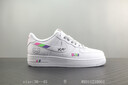 耐克NIKE缓震板鞋女空军一号 AIR FORCE 1 运动鞋 CW2630-141白蓝42 实拍图