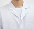 乐优佰易 长袖白大褂 标准款XL码 医生男女学生化学实验用工作服 实拍图